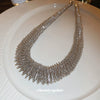 Alloy Clavicle Chain Geometric Style Women's Necklace With Exaggerated Spring Cut Collar Niche Creative Design
