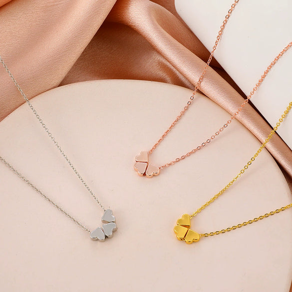 Alloy Clavicle Chain Simple Style Electroplating Women's Necklace
