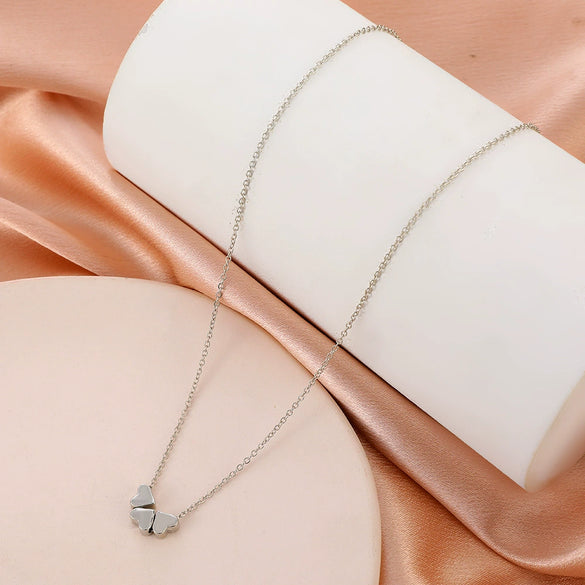Alloy Clavicle Chain Simple Style Electroplating Women's Necklace