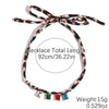 Alloy Clavicle Chain With Heart Shape Pendant Electroplated Leopard Print For Women