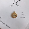 Alloy Colorpreserving Goldfilled Heart Star Pendant Jewelry Accessories Handmade With Electroplating