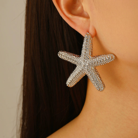 Alloy Conch Animal Zodiac Retro Exaggerated Female Pendant Necklace