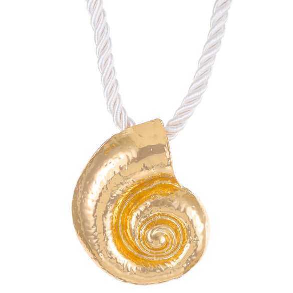 Alloy Conch Animal Zodiac Retro Exaggerated Female Pendant Necklace