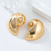 Alloy Conch Earrings With Animals Zodiac Style Electroplated For Women