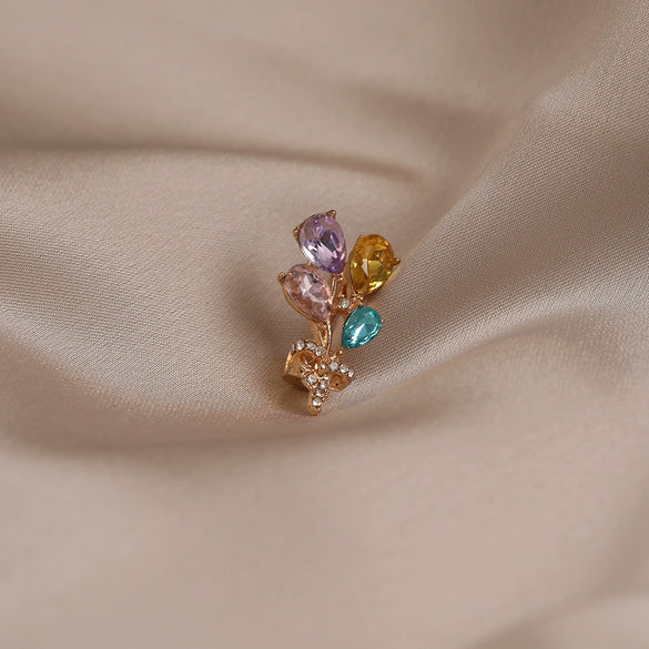 Alloy Confession Balloon Brooch Electroplating Minimalist Women's Suit Accessories