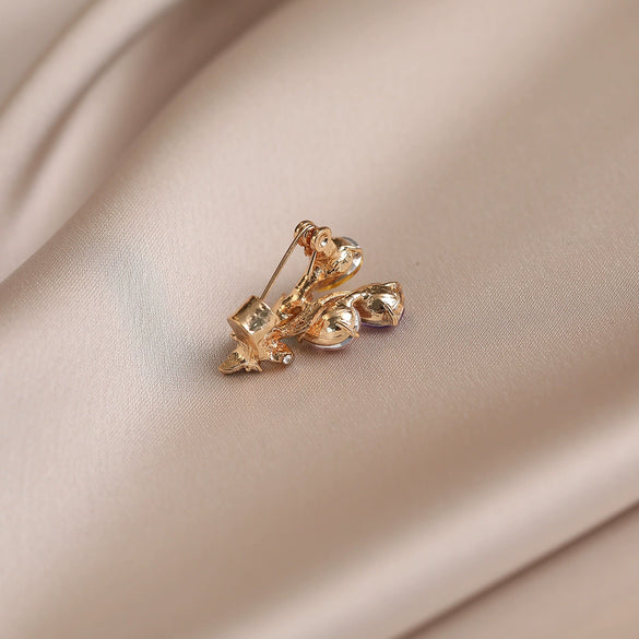 Alloy Confession Balloon Brooch Electroplating Minimalist Women's Suit Accessories
