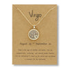 Alloy Constellation Pendant O Chain Necklace With Electroplated Finish Unisex Fashion Jewelry For Couples And Best Friends