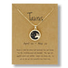 Alloy Constellation Pendant O Chain Necklace With Electroplated Finish Unisex Fashion Jewelry For Couples And Best Friends