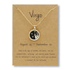 Alloy Constellation Pendant O Chain Necklace With Electroplated Finish Unisex Fashion Jewelry For Couples And Best Friends