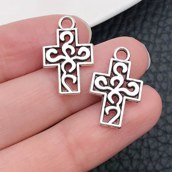 Alloy Crosses Electroplating Diy Jewelry Accessories Pendant Necklace Sweater Chain Decoration Material