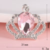 Alloy Crown Letter Pearl Handmade Diamond Rhinestone Jewelry Accessories Phone Case