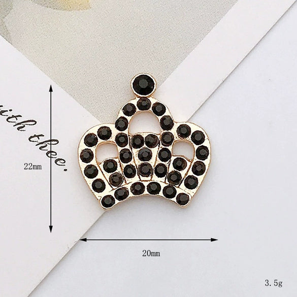 Alloy Crown Letter Pearl Handmade Diamond Rhinestone Jewelry Accessories Phone Case