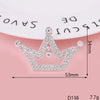 Alloy Crown Letter Pearl Handmade Diamond Rhinestone Jewelry Accessories Phone Case
