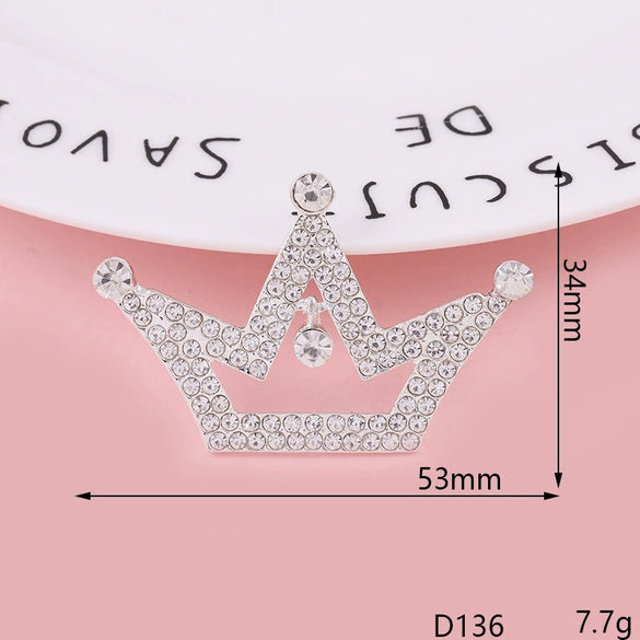 Alloy Crown Letter Pearl Handmade Diamond Rhinestone Jewelry Accessories Phone Case