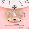 Alloy Crown Letter Pearl Handmade Diamond Rhinestone Jewelry Accessories Phone Case