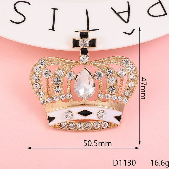 Alloy Crown Letter Pearl Handmade Diamond Rhinestone Jewelry Accessories Phone Case