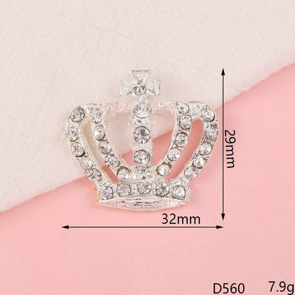 Alloy Crown Letter Pearl Handmade Diamond Rhinestone Jewelry Accessories Phone Case