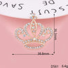 Alloy Crown Letter Pearl Handmade Diamond Rhinestone Jewelry Accessories Phone Case
