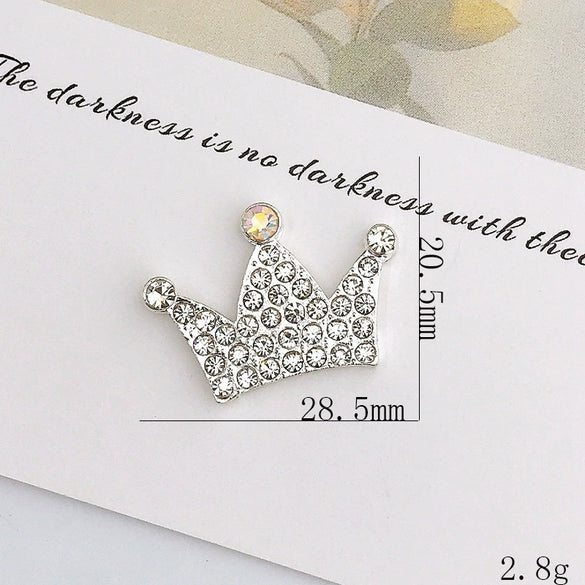 Alloy Crown Letter Pearl Handmade Diamond Rhinestone Jewelry Accessories Phone Case