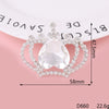 Alloy Crown Letter Pearl Handmade Diamond Rhinestone Jewelry Accessories Phone Case