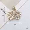 Alloy Crown Letter Pearl Handmade Diamond Rhinestone Jewelry Accessories Phone Case