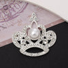 Alloy Crown Letter Pearl Handmade Diamond Rhinestone Jewelry Accessories Phone Case