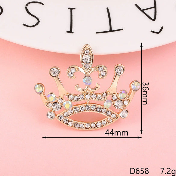 Alloy Crown Letter Pearl Handmade Diamond Rhinestone Jewelry Accessories Phone Case