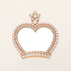 Alloy Crown Mirror Pattern Electroplated Mobile Phone Shell Accessories For Women