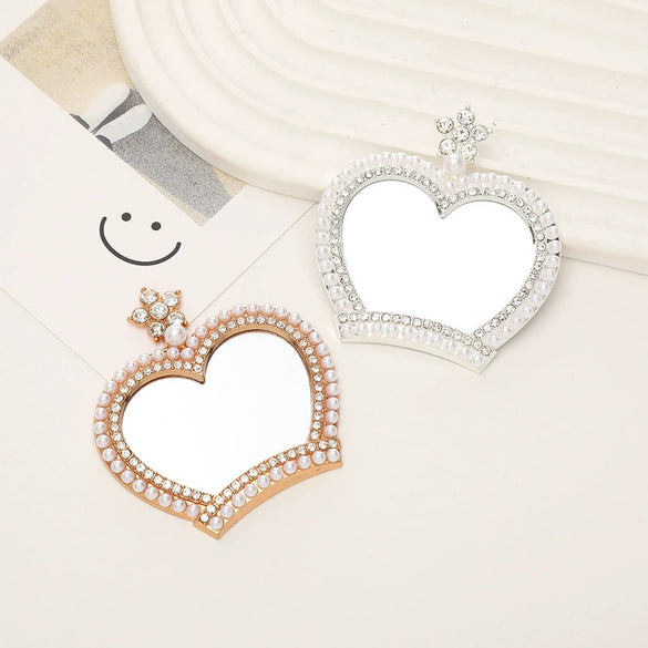 Alloy Crown Mirror Pattern Electroplated Mobile Phone Shell Accessories For Women