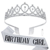 Alloy Crystal Crown Electroplating Minimalist Geometric Style For Women