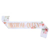 Alloy Crystal Crown Headband Light Luxury Style With Printed Pattern And Electroplating Treatment For Women