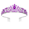 Alloy Crystal Crown Women's Hair Accessories With Electroplating Point Drill