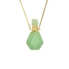 Alloy Crystal Flameshaped Perfume Bottle Pendant Necklace With Box Chain For Women Environmentally Friendly