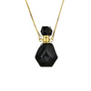 Alloy Crystal Flameshaped Perfume Bottle Pendant Necklace With Box Chain For Women Environmentally Friendly