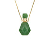 Alloy Crystal Flameshaped Perfume Bottle Pendant Necklace With Box Chain For Women Environmentally Friendly