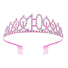 Alloy Crystal Hair Band Hair Accessories For Women With Letters Numbers Text Pattern And Electroplating Process