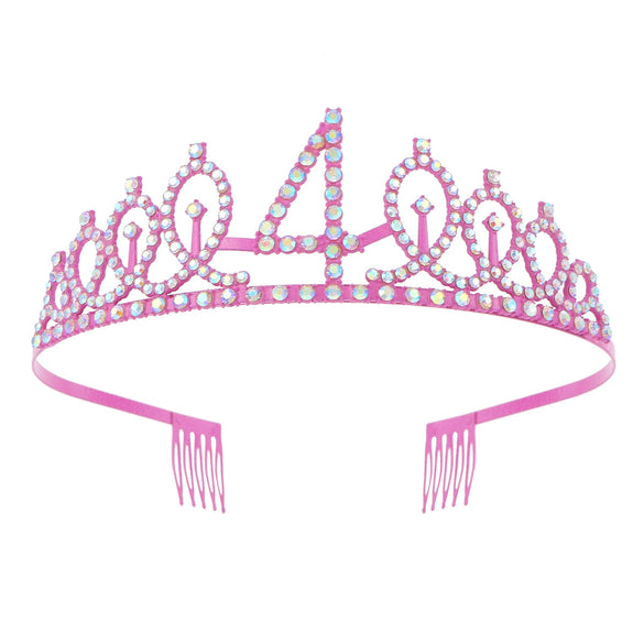 Alloy Crystal Hair Band Hair Accessories For Women With Letters Numbers Text Pattern And Electroplating Process