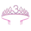 Alloy Crystal Hair Band Hair Accessories For Women With Letters Numbers Text Pattern And Electroplating Process