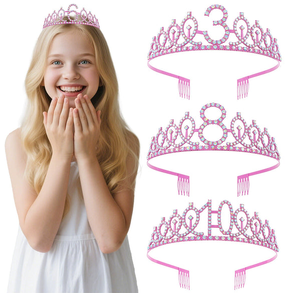 Alloy Crystal Hair Band Hair Accessories For Women With Letters Numbers Text Pattern And Electroplating Process