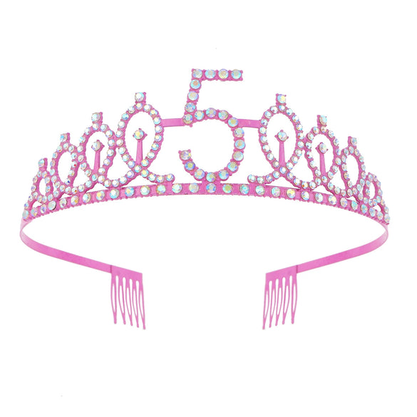 Alloy Crystal Hair Band Hair Accessories For Women With Letters Numbers Text Pattern And Electroplating Process