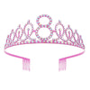 Alloy Crystal Hair Band Hair Accessories For Women With Letters Numbers Text Pattern And Electroplating Process
