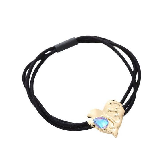 Alloy Crystal Hair Band Handmade High Elastic Sweet And Stylish