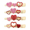 Alloy Crystal Headband With Love And Xoxo Pattern For Girls Electroplated Design