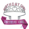 Alloy Crystal Letter Crown Fashion Headband For Women