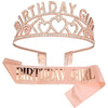 Alloy Crystal Letter Crown Fashion Headband For Women