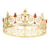 Alloy Crystal Queen Crown Headwear Electroplated For Women