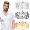 Alloy Crystal Queen Crown Headwear Electroplated For Women