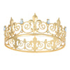 Alloy Crystal Queen Crown Headwear Electroplated For Women