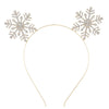 Alloy Crystal Snowflake Headband Hair Accessories For Party Girls With Electroplating
