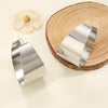 Alloy Cshaped Geometric Electroplated Earrings